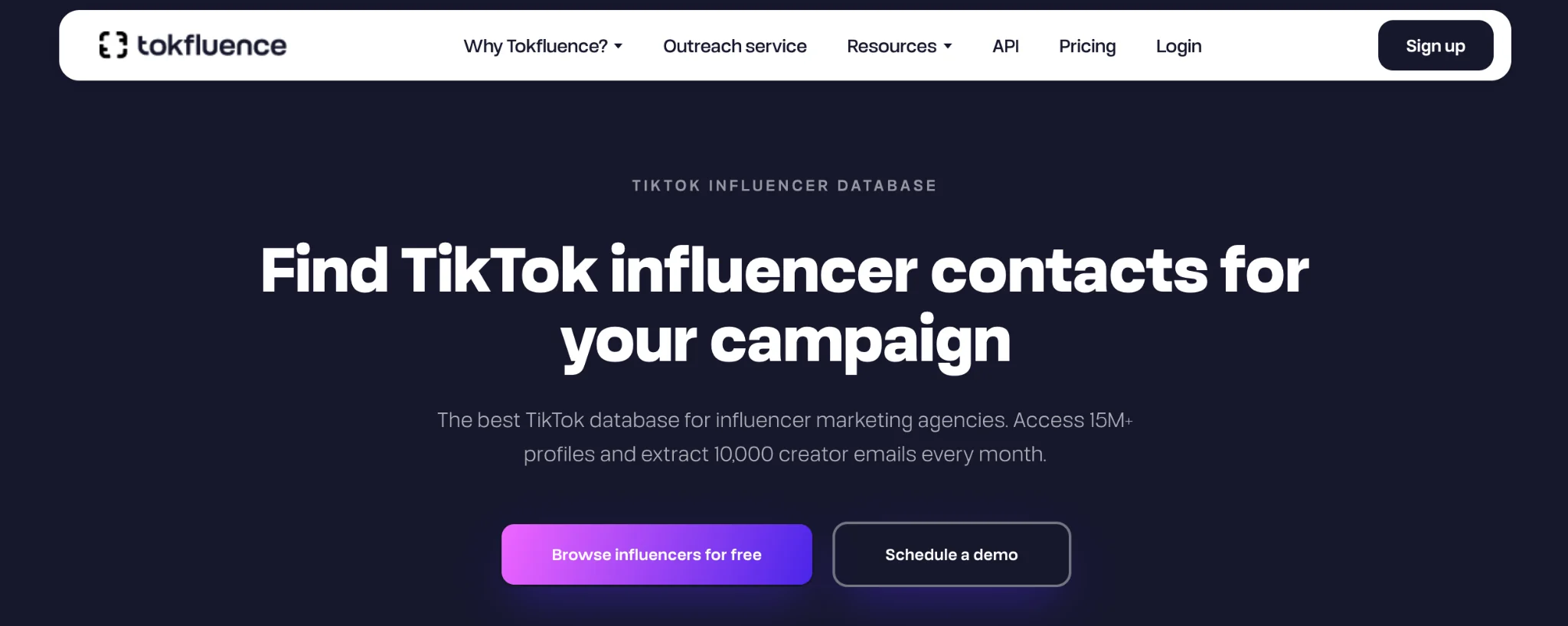 Tokfluence Overview
