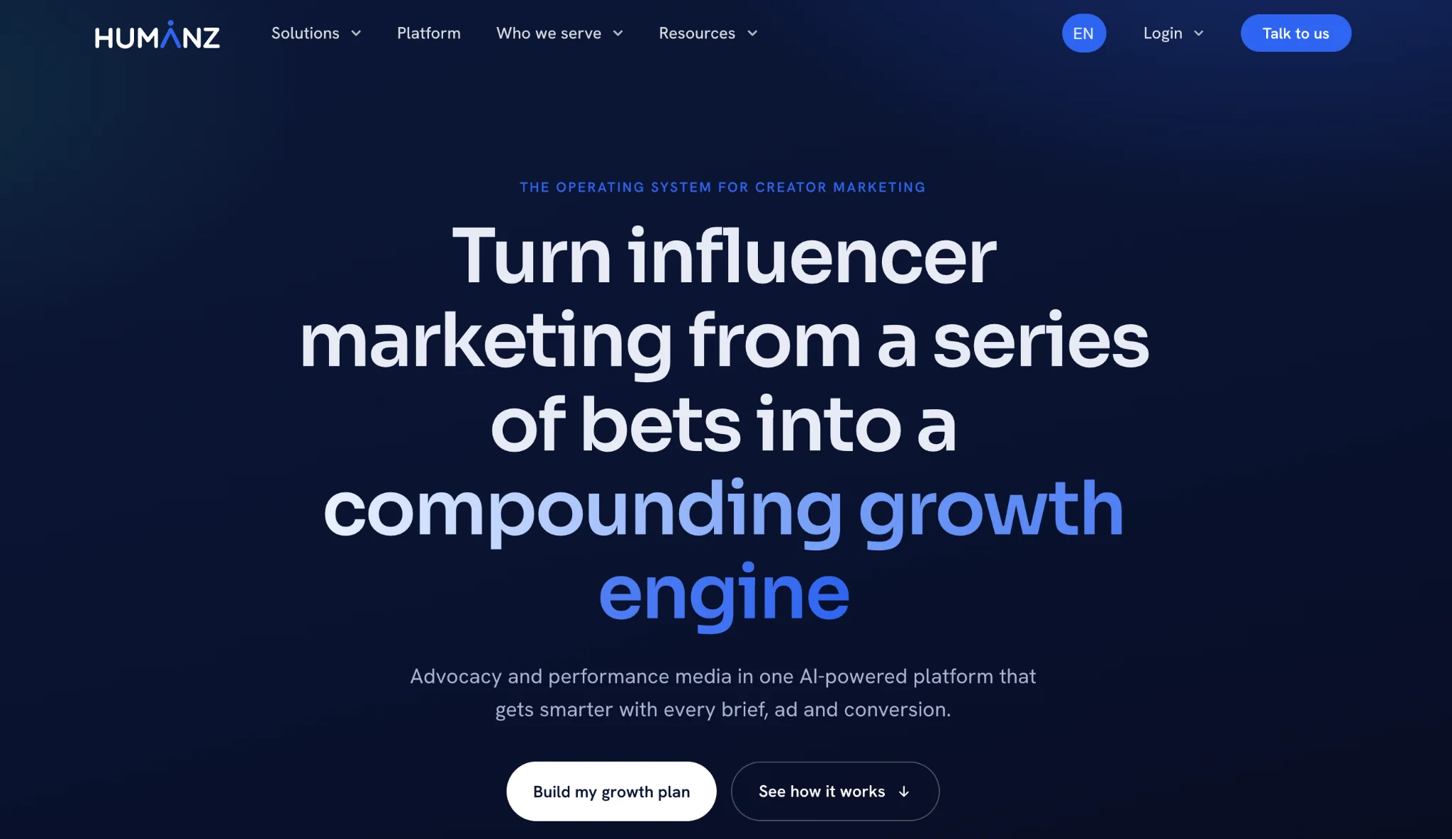 Humanz Influencer Marketing Platform Overview