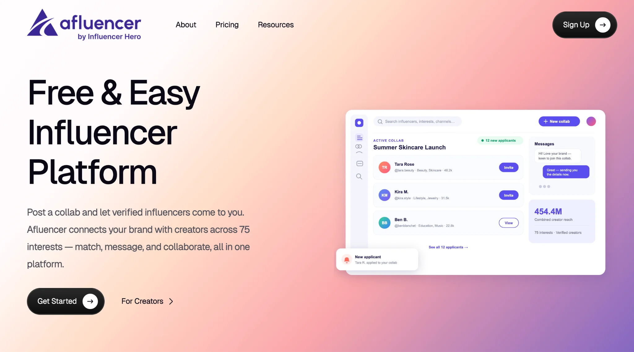 Afluencer Overview