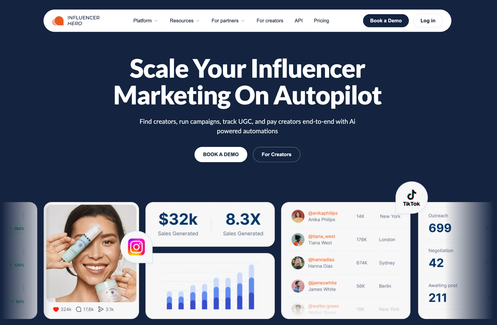 Influencer Hero Overview