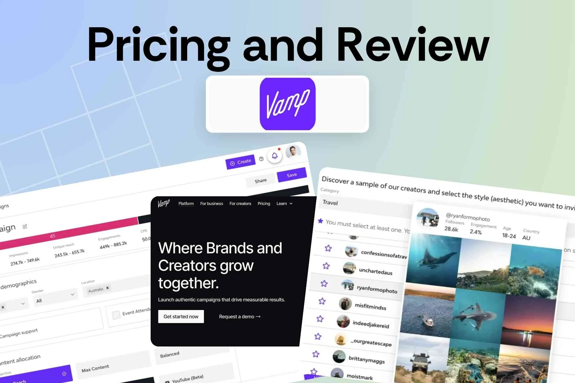 Vamp Pricing and Review