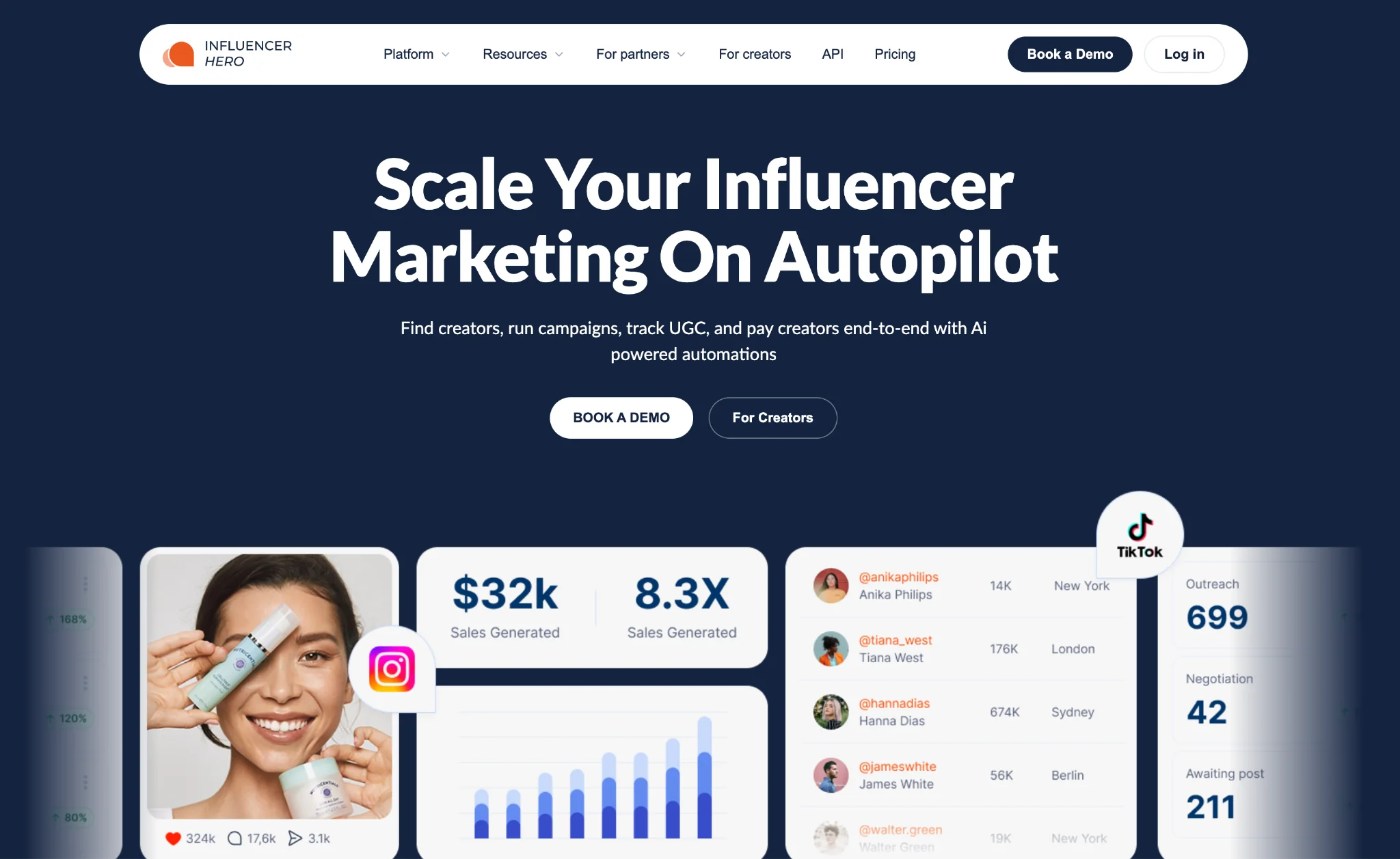 Influencer Hero Overview