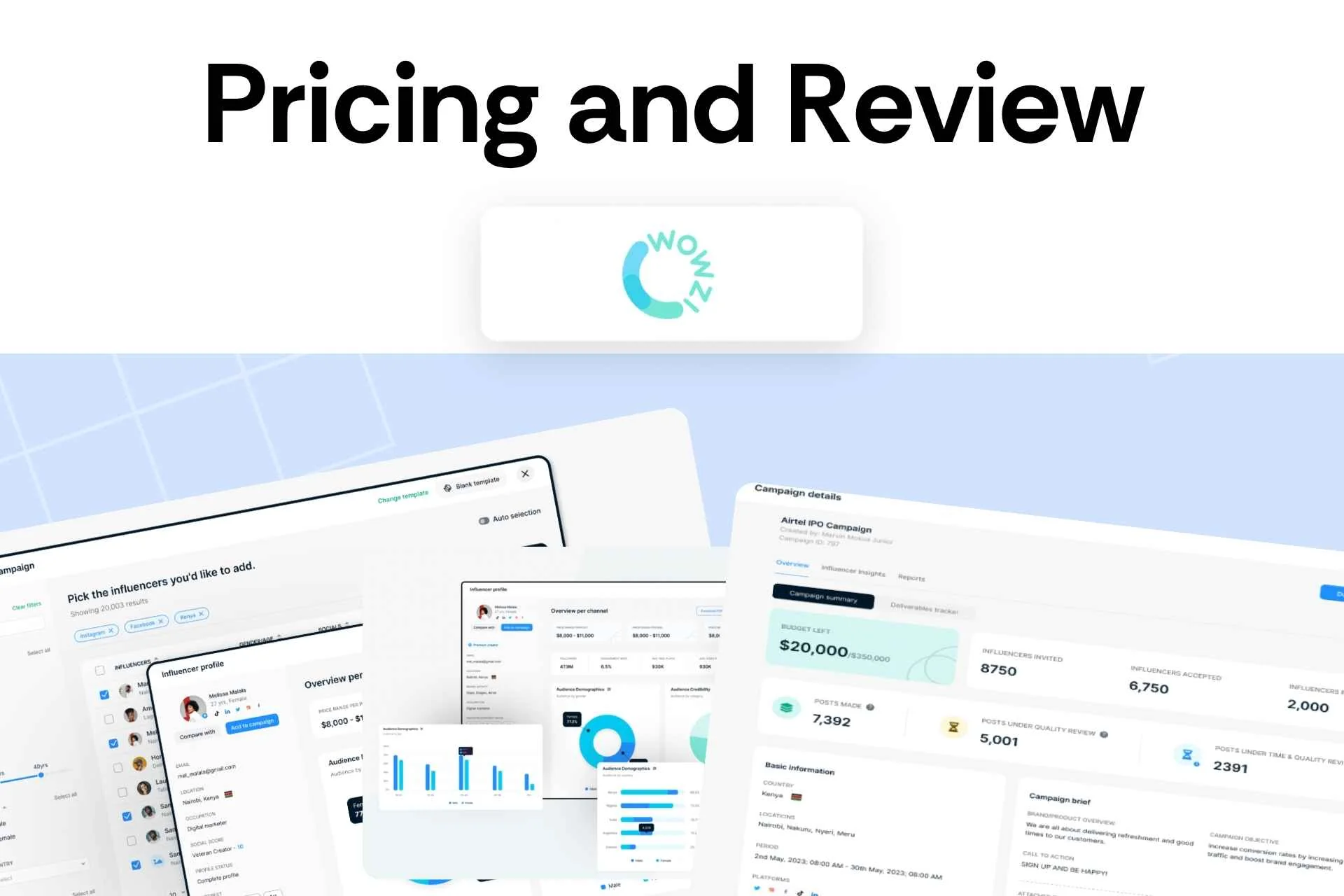 Wowzi Pricing and Review