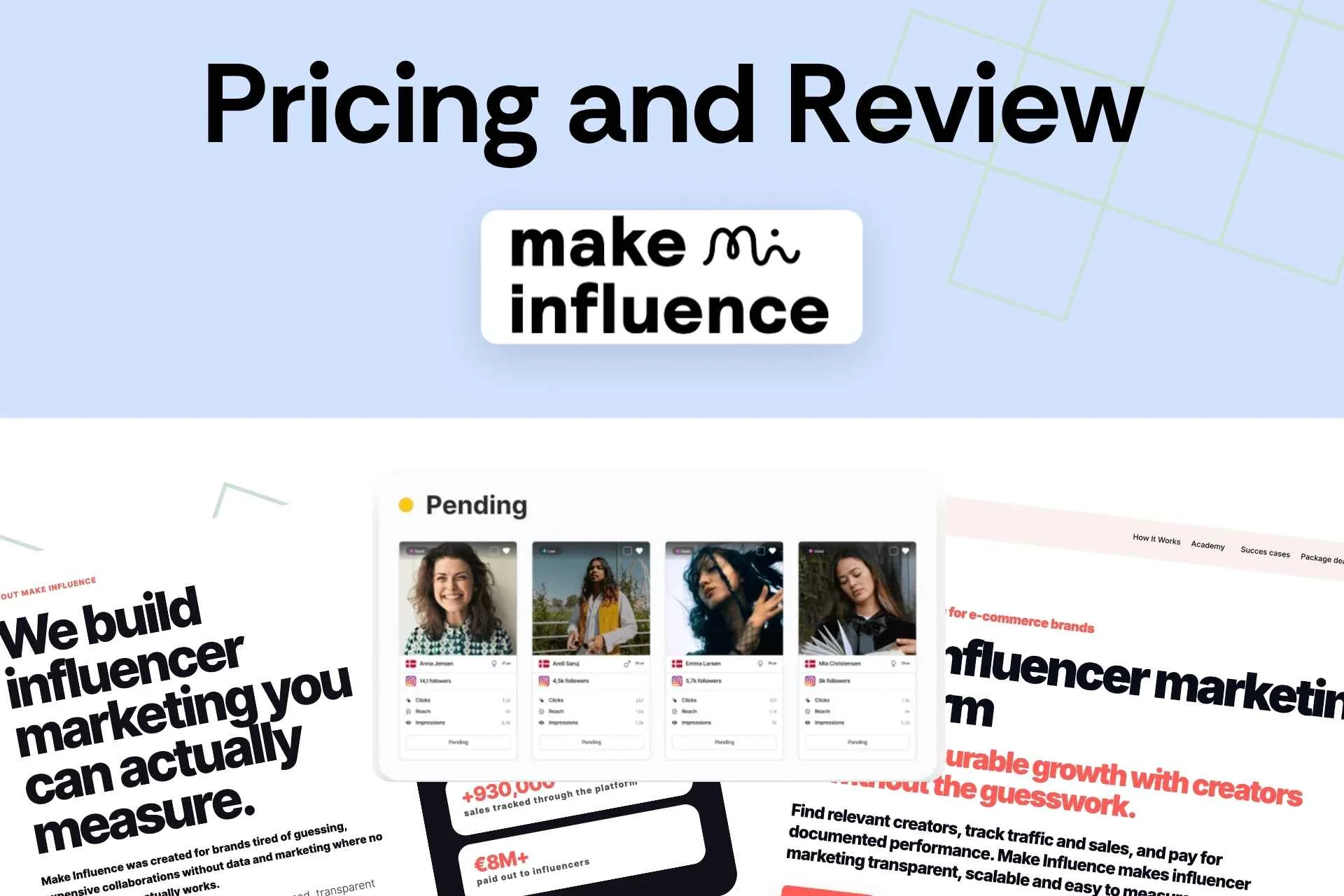 Makeinfluence Pricing and Review