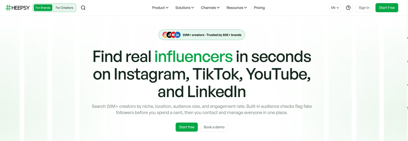 Heepsy Influencer Marketing Platform Overview