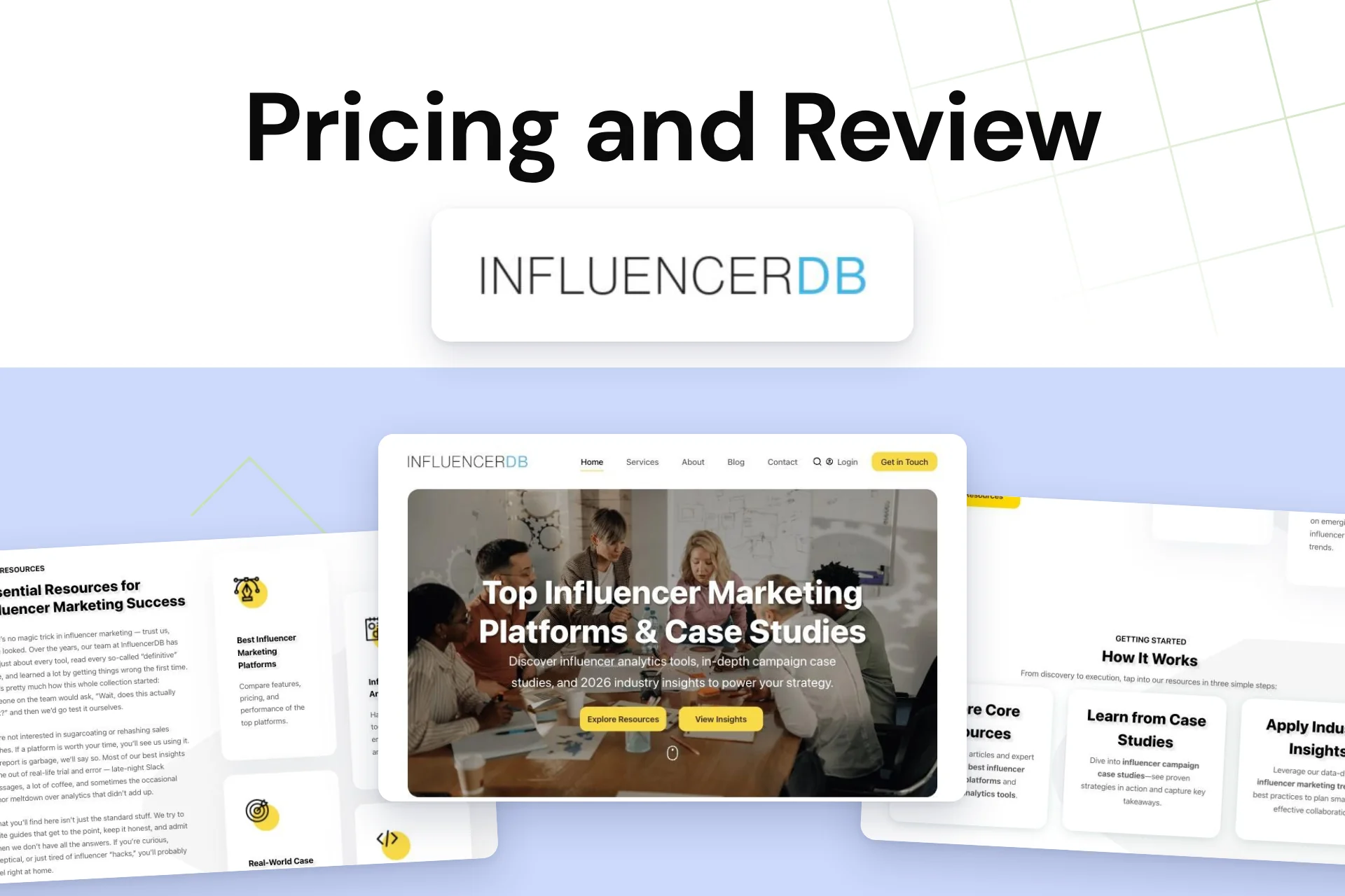 InfluencerDB Pricing and Review