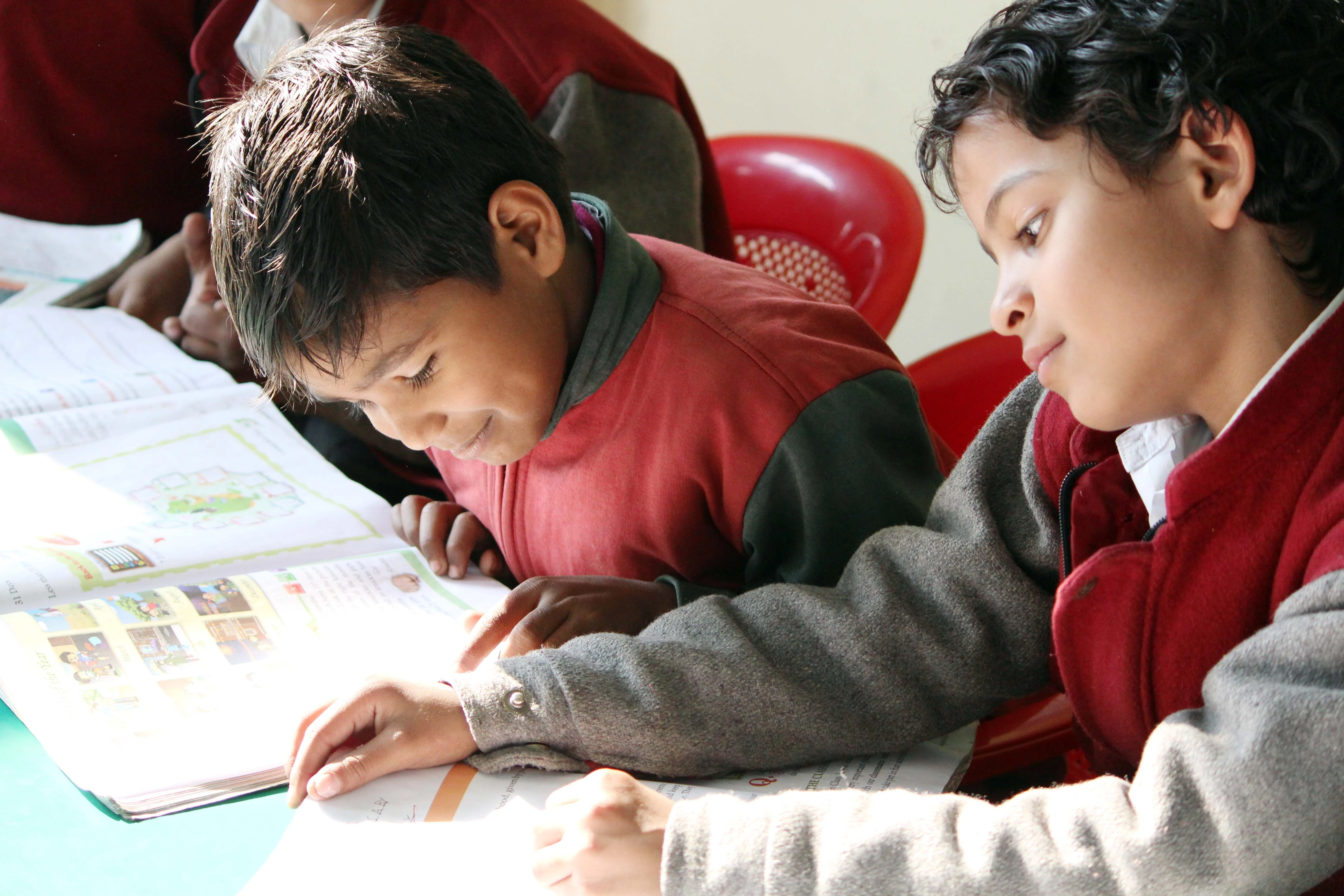 A group of people standing in a line.