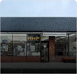 Rockland Hardware and Paint store building in Pomona NY