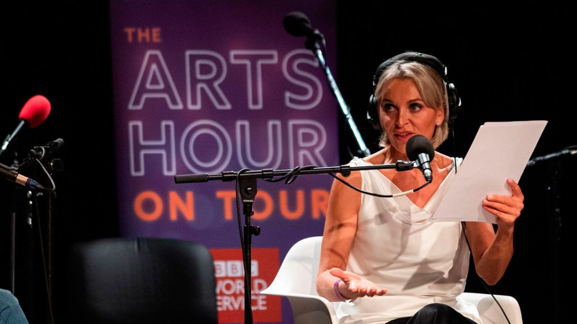 Live podcast recording at BBC Arts Hour on Tour