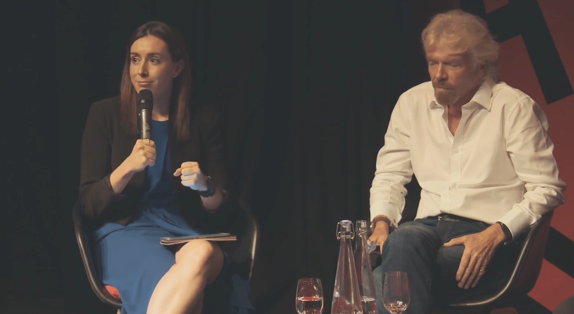 Nikki Bedi hosting VOOM podcast