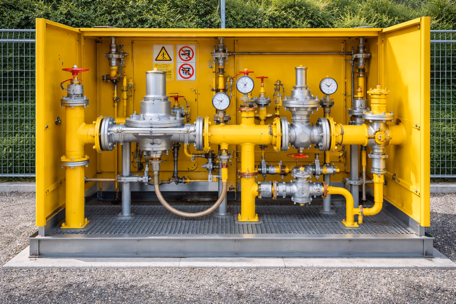 Reinigung einer Gas-Druckregelanlage