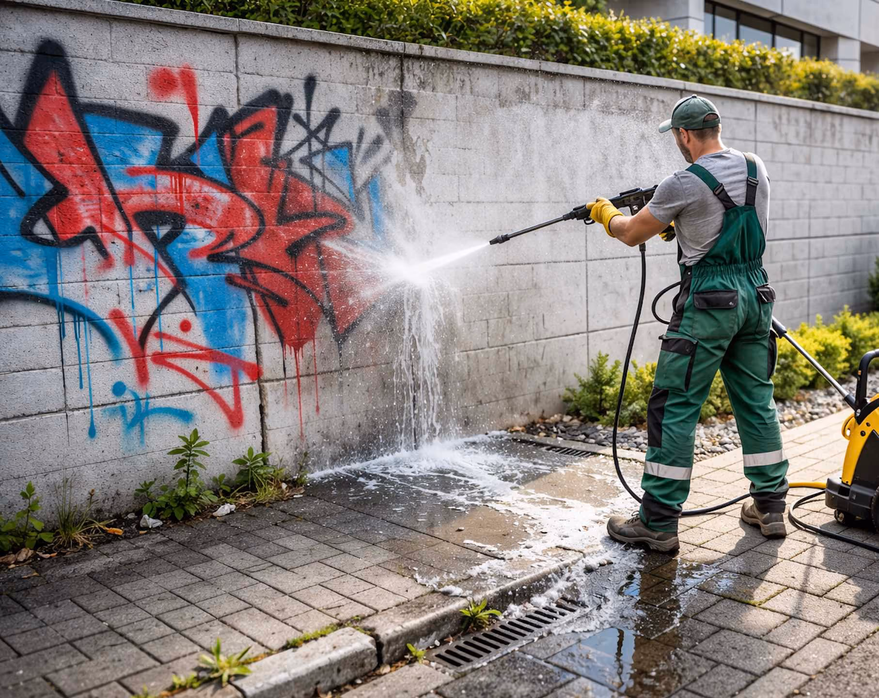 Vergleich verschiedener Oberflächenreinigungsverfahren