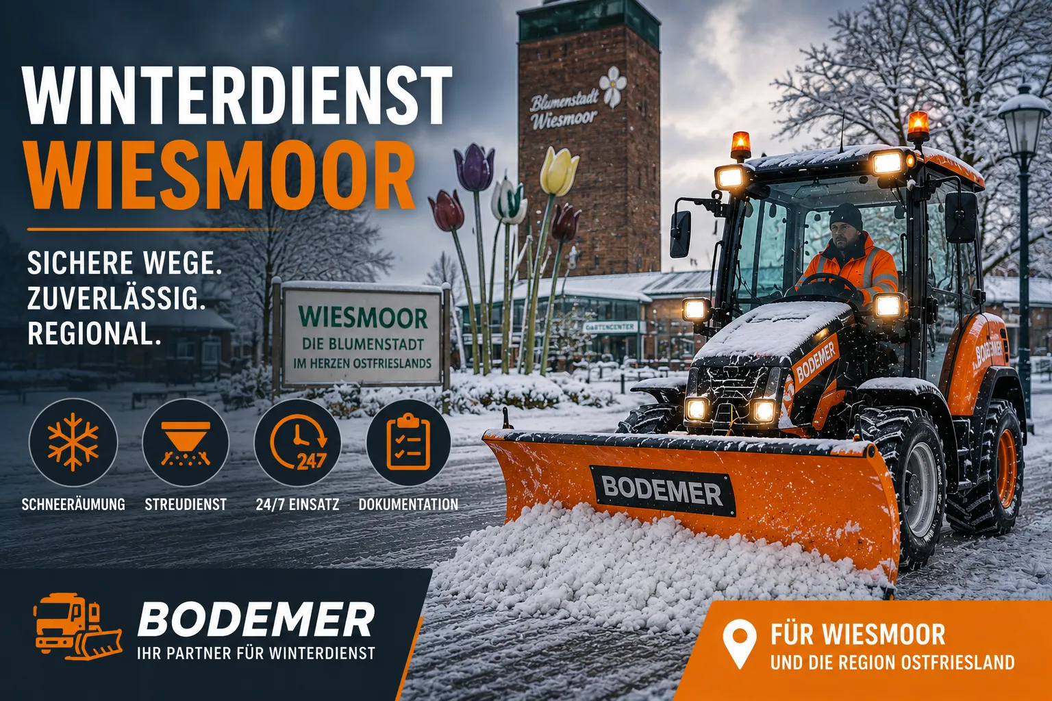 Winterdienst in Wiesmoor – Räum- und Streudienst