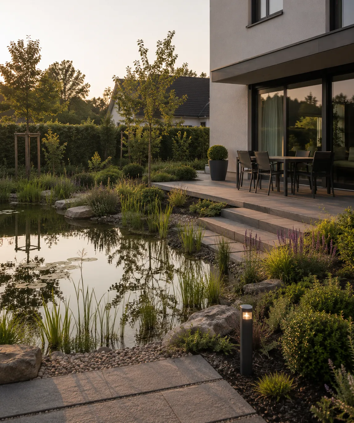 Gartenteich mit Bepflanzung – Gartengestaltung von Bodemer