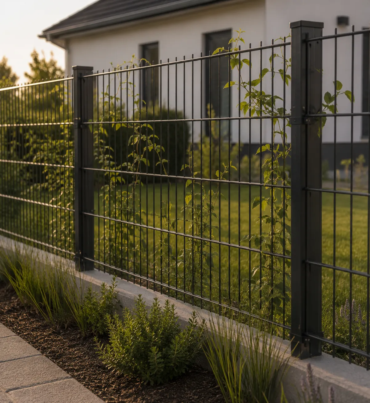 Sichtschutzzaun im Privatgarten – Zaunbau von Bodemer