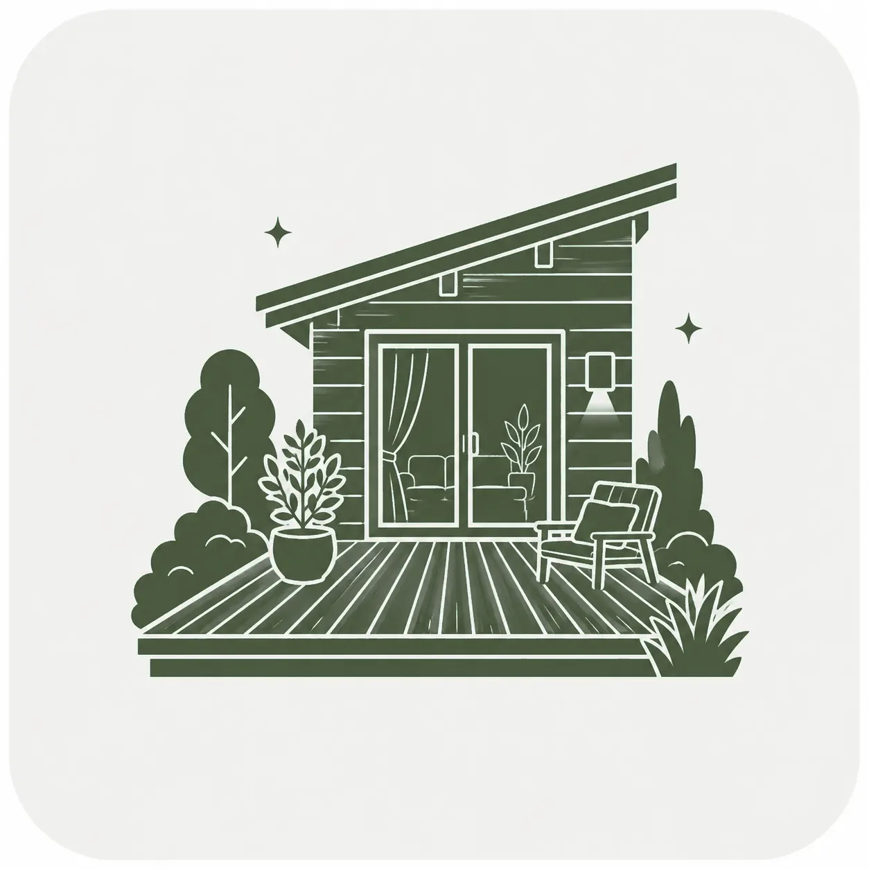 Icon: Holzterrasse
