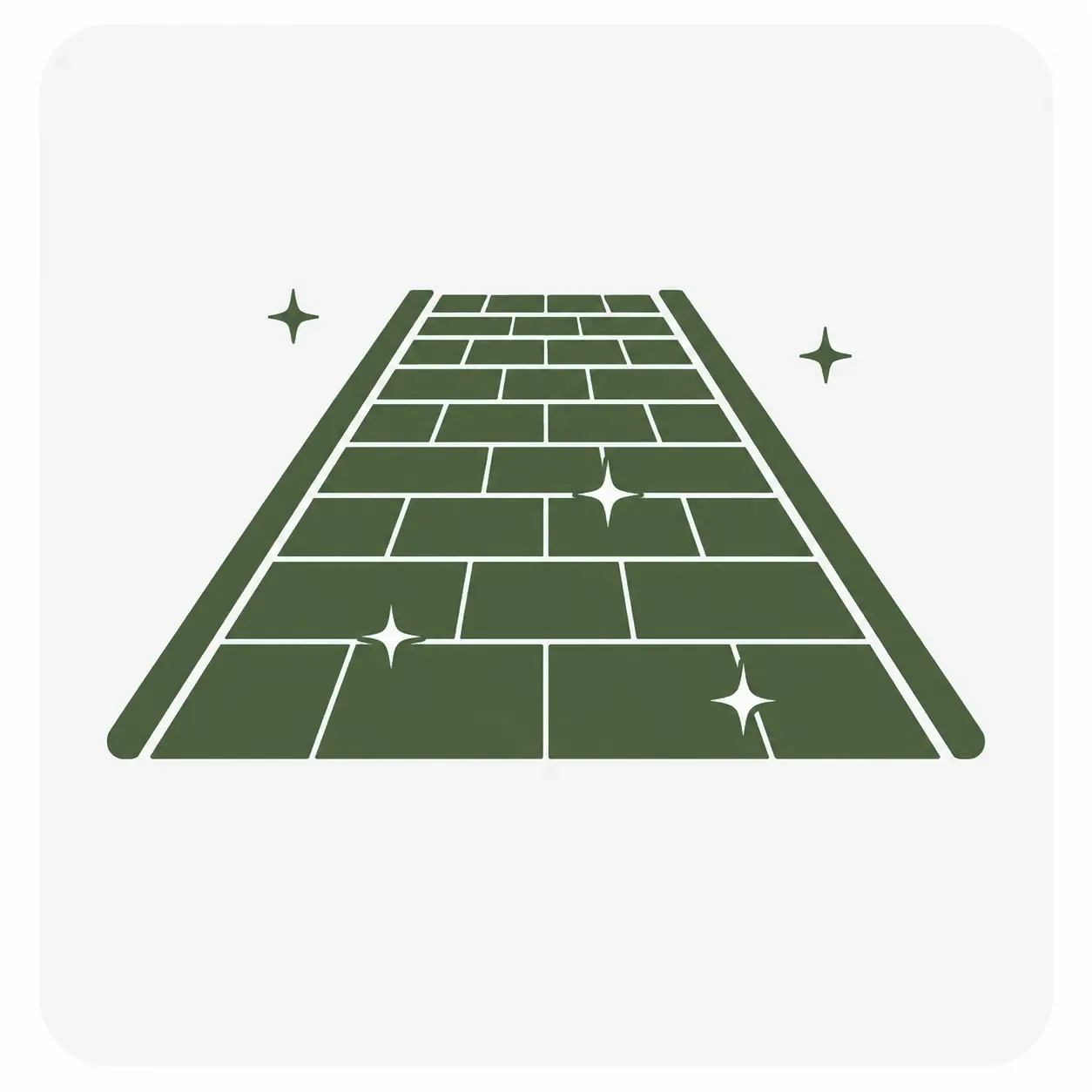 Icon: gepflasterter Gartenweg