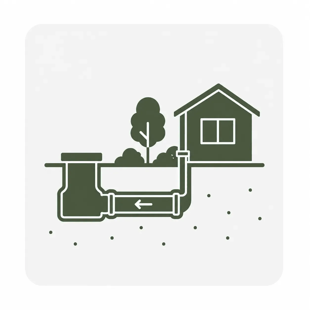 Icon: Schmutzwasserleitung