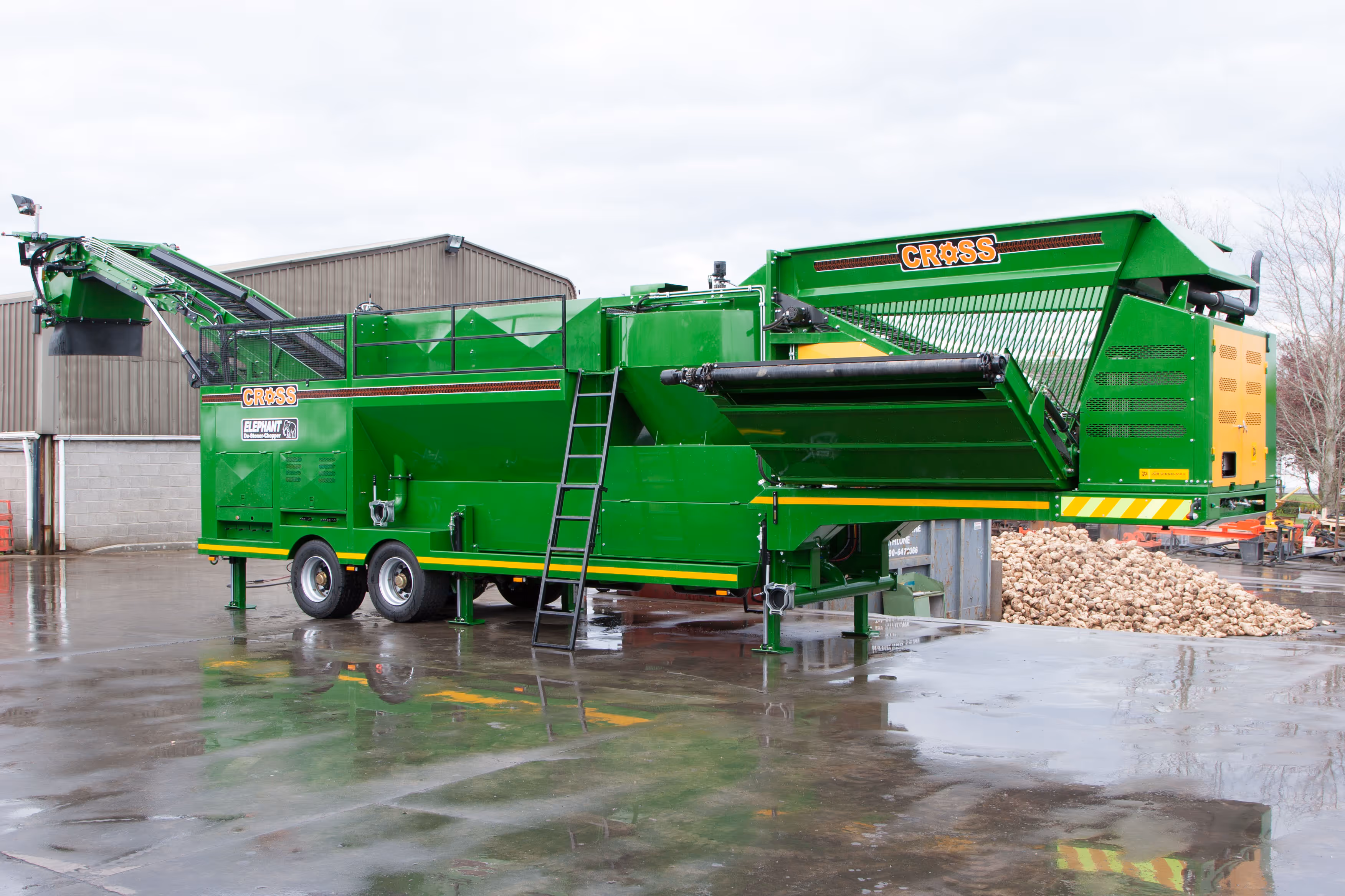 Beet De-stoner washer chopper