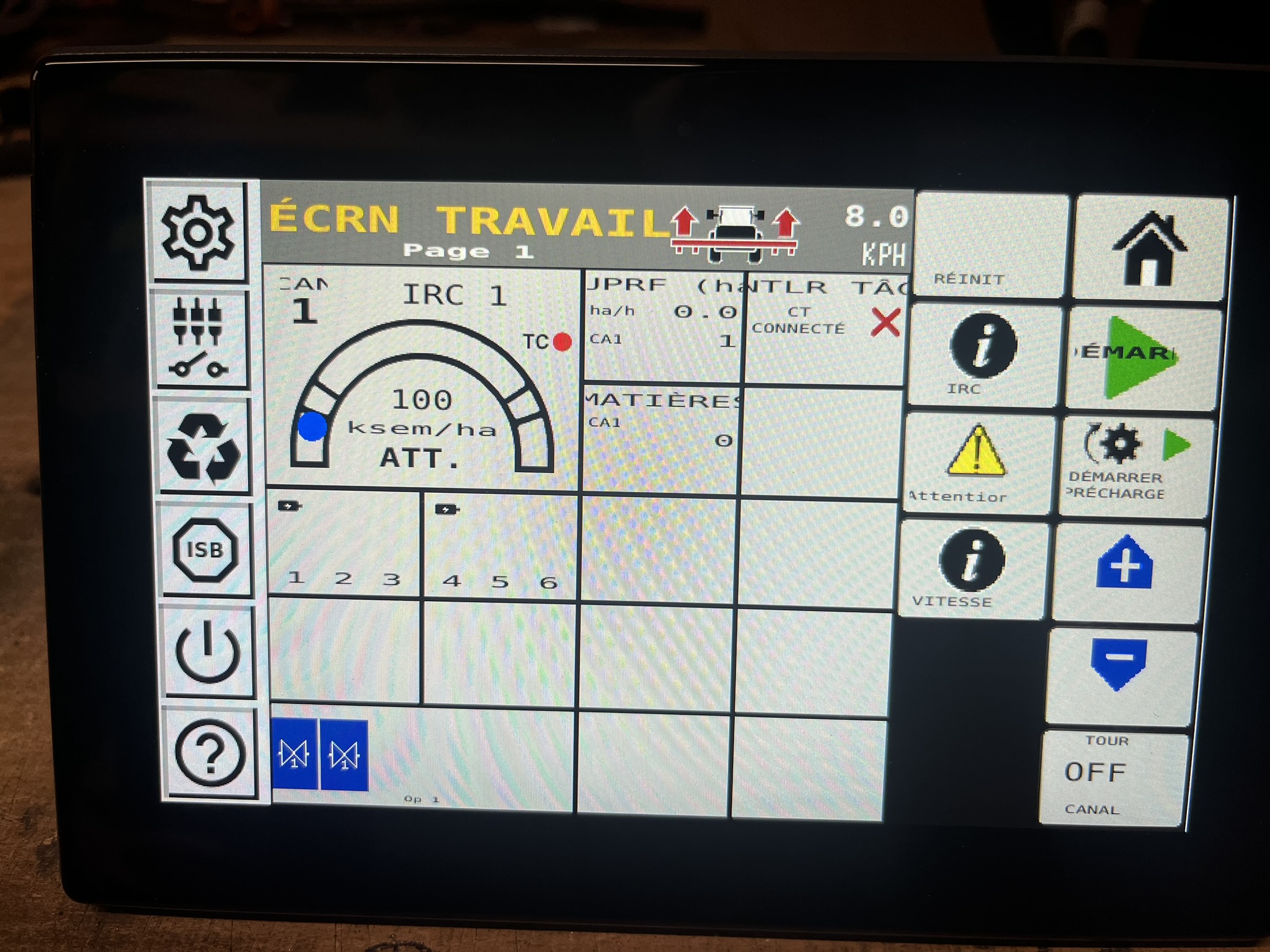 double écran tracteur NON ISOBUS