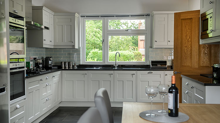 uPVC windows and composite doors installed by Abbey Windows Leicester in a modern Leicestershire home