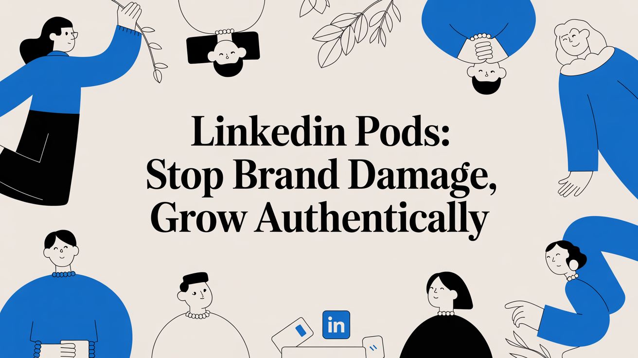 LinkedIn Pods: Stop Brand Damage, Grow Authentically
