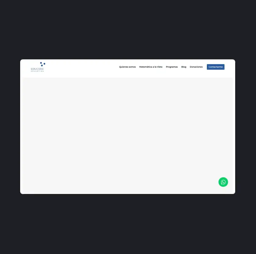 Loading animation of the Educere website