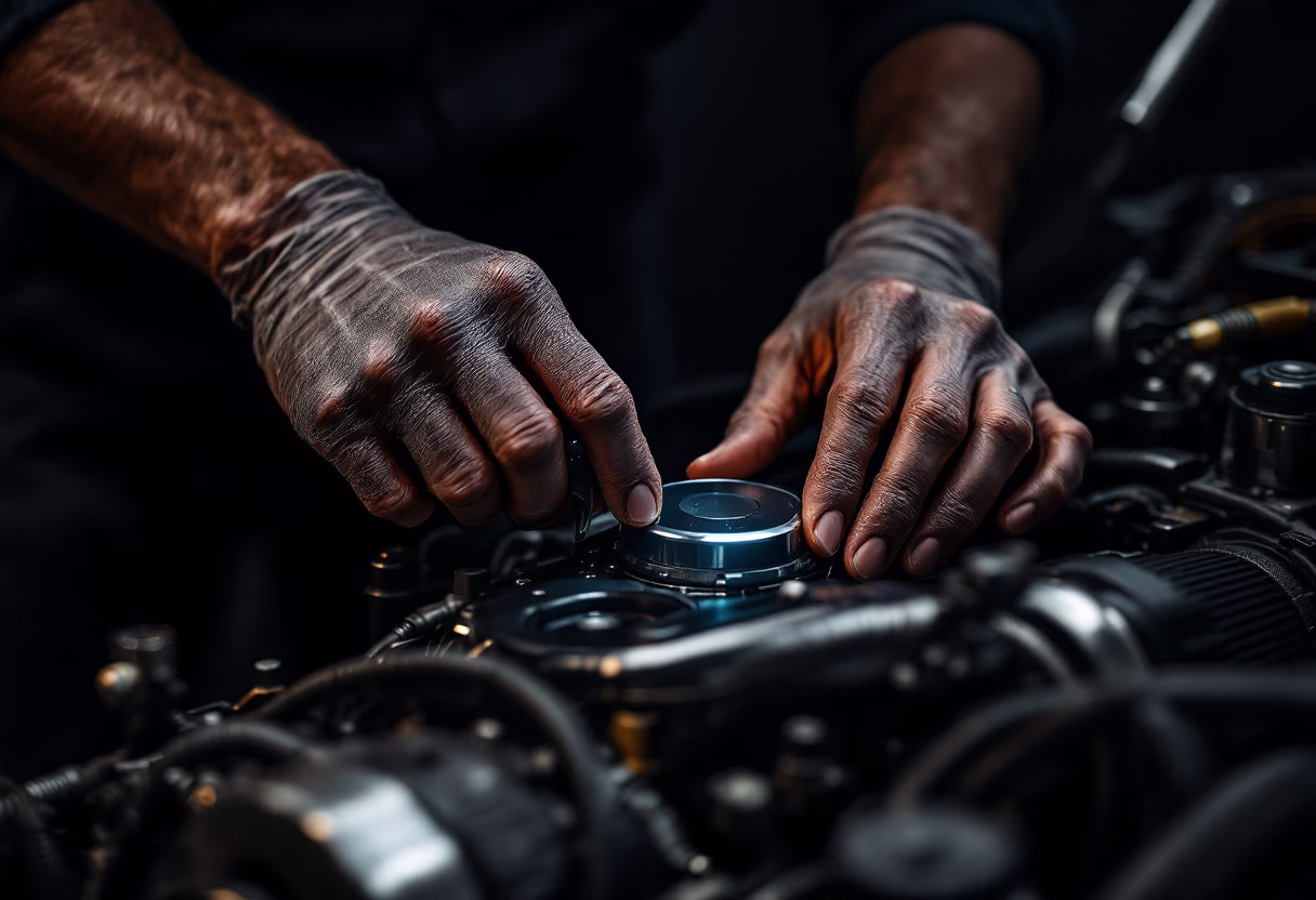image of truck maintenance