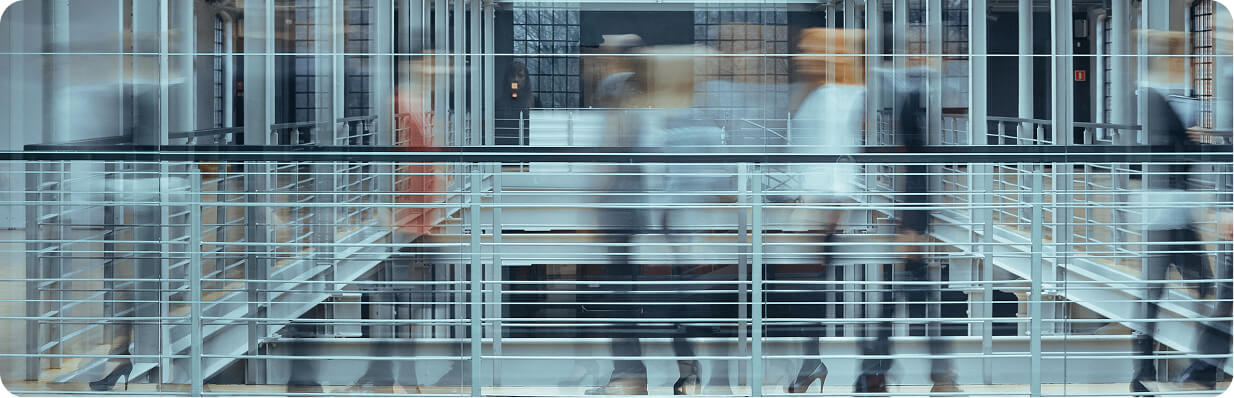 Blurred office interior