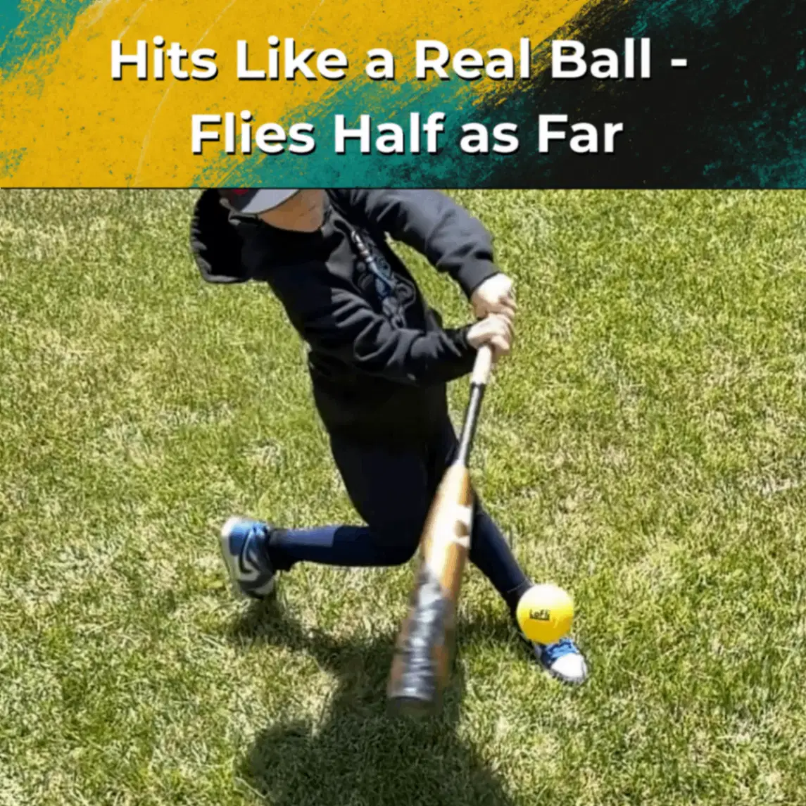 Young player hitting a LoFli ball