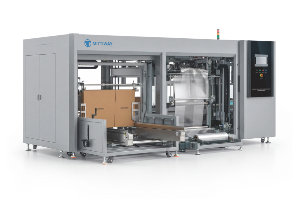 Mittiway MTW-TK50 integrated case erector and bag inserter machine