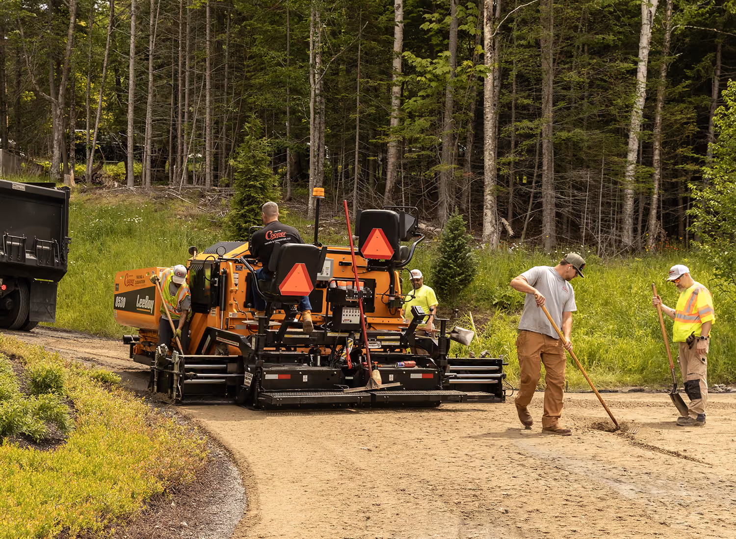 Driveway grading