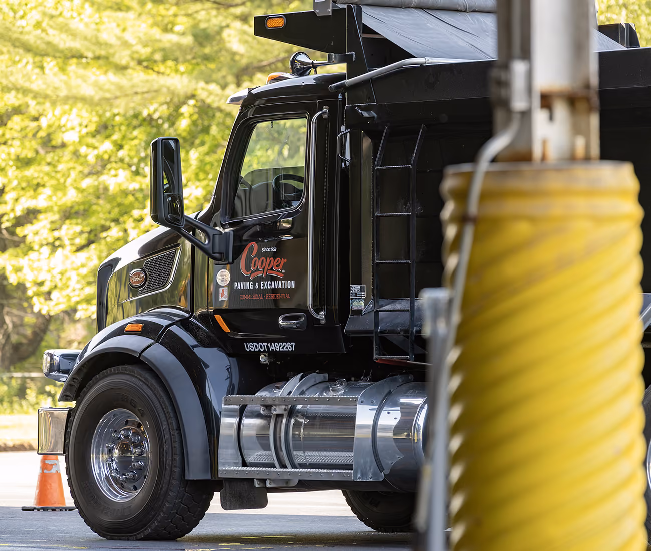Cooper Paving Dump Truck