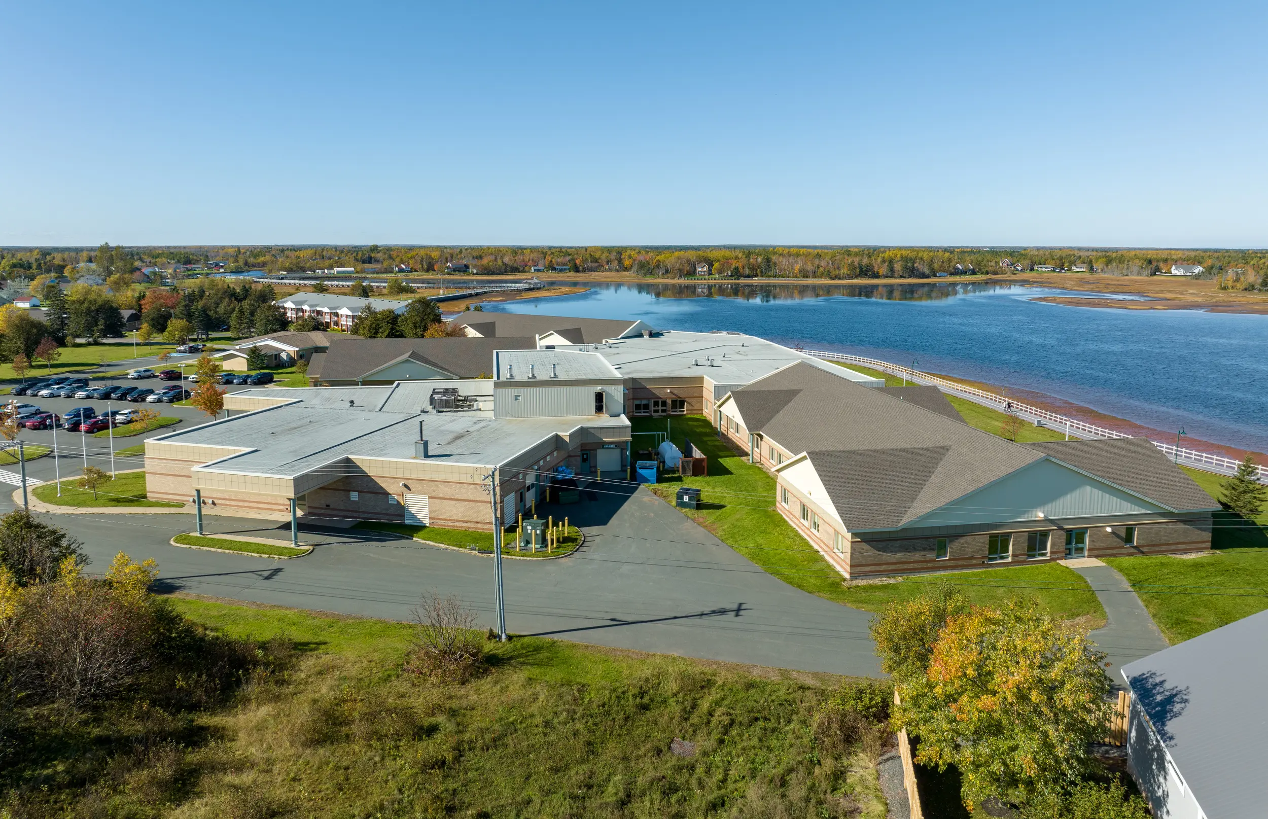 Aerial view of Les Résidences Mgr Chiasson