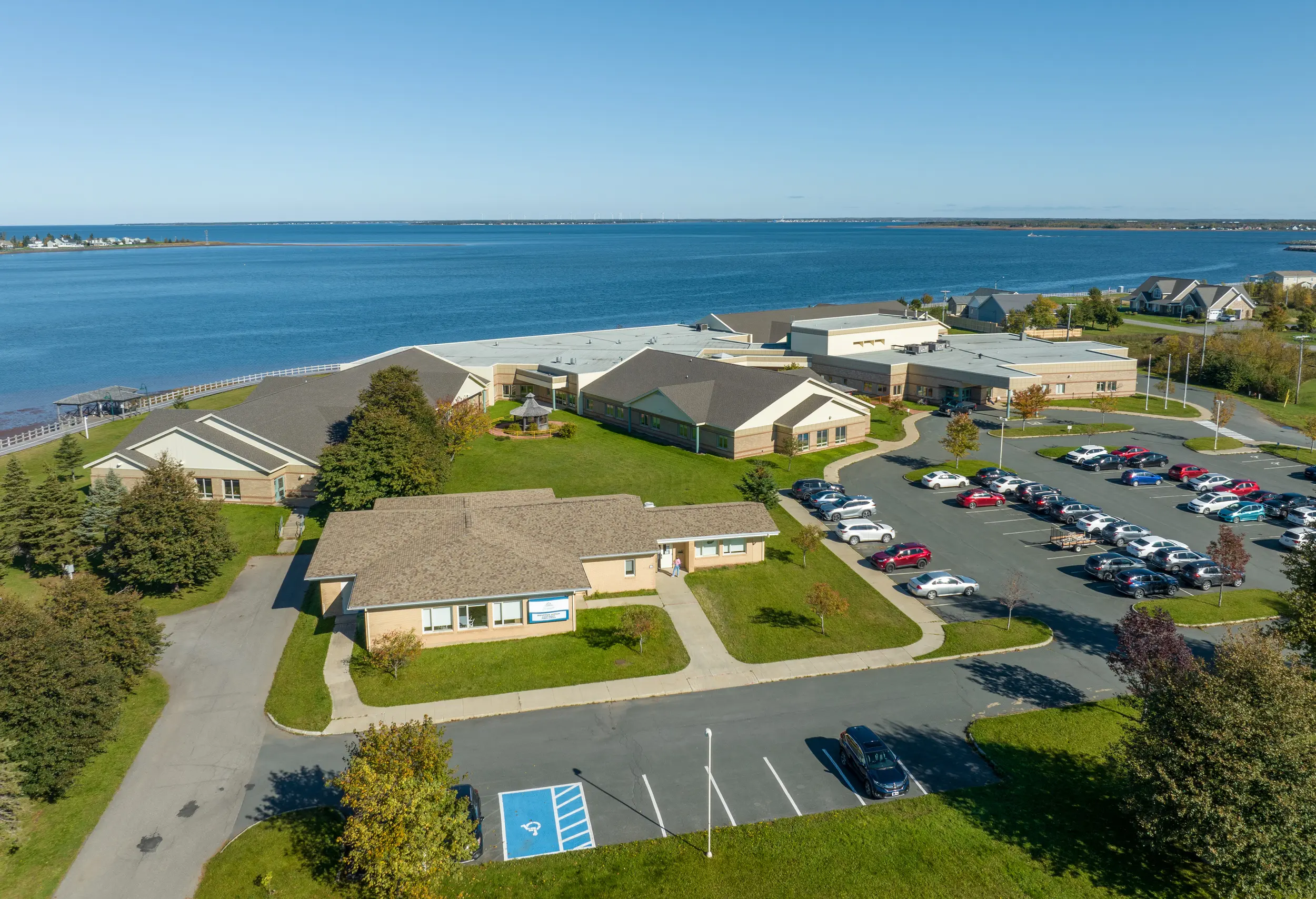 Aerial view of Les Résidences Mgr Chiasson