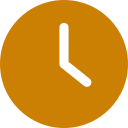 Clock icon showing the time as 4:00.