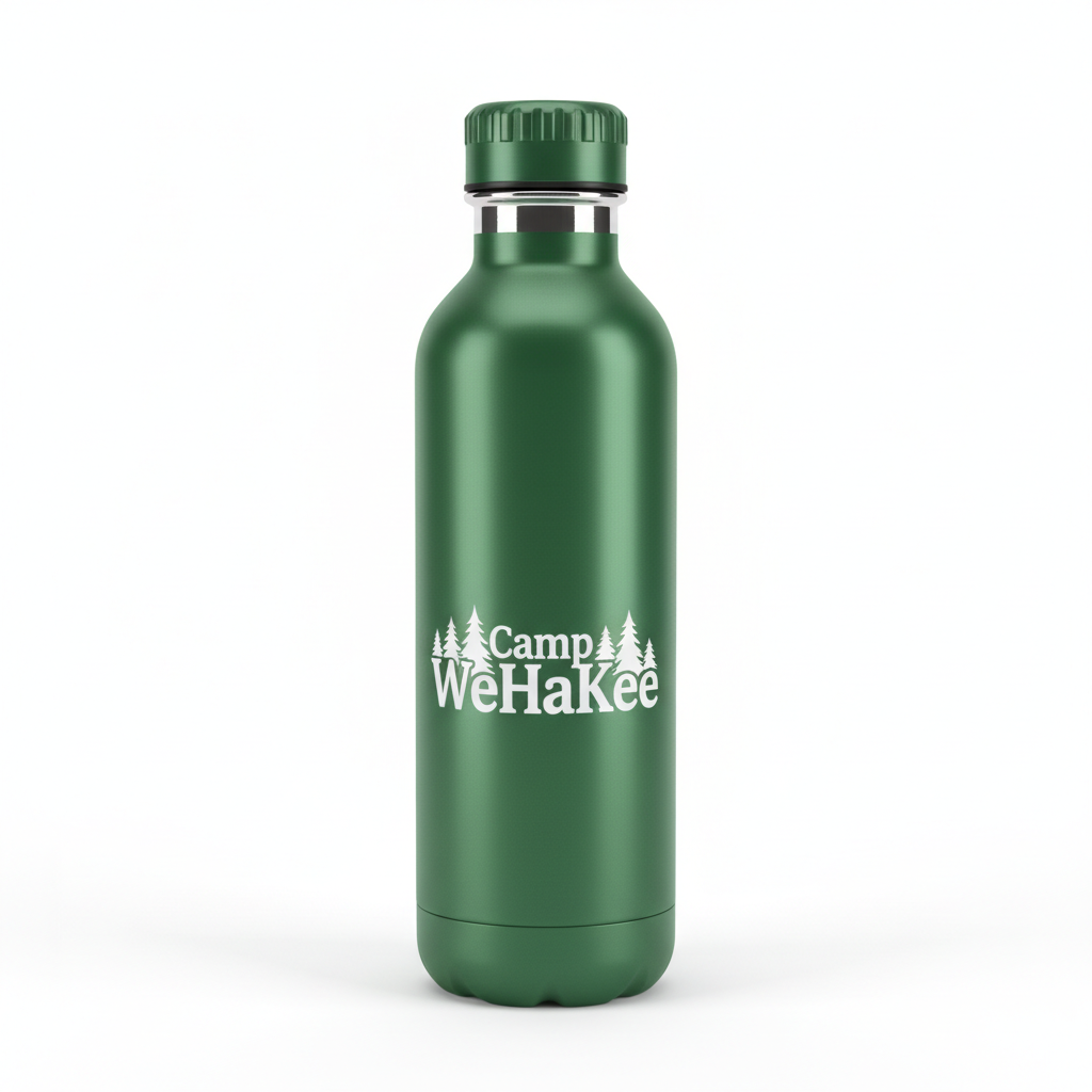 Camp WeHaKee Water Bottle - Top View