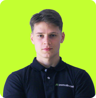 ImmoBoost team member – man professional portrait