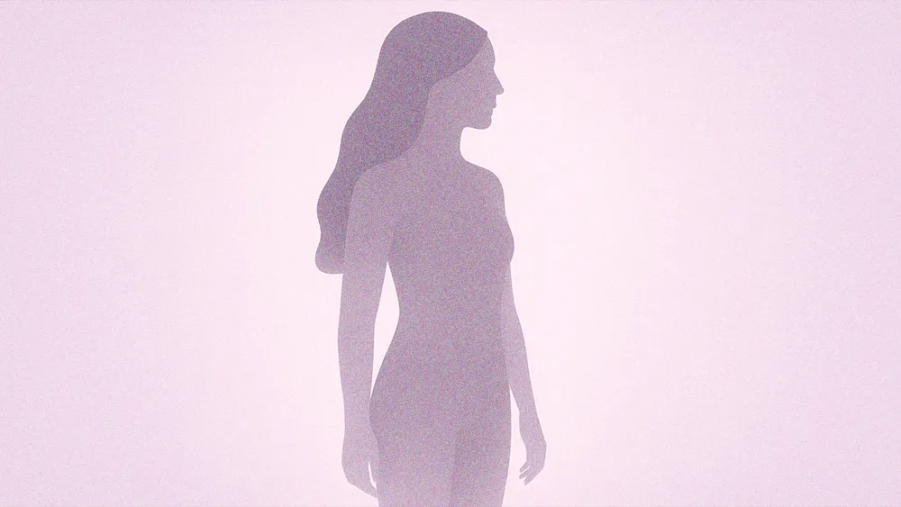nude silhouette of a woman