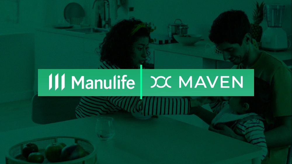 Logos of Manulife and Maven