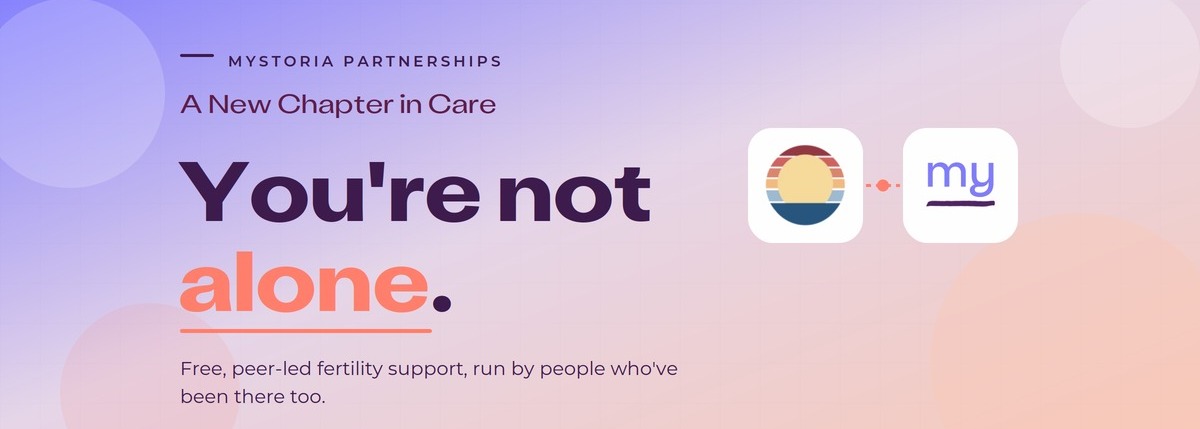 A new chapter in care: You're not alone. Free peer-led fertility support from Oasis FSN, run by people who've been there too.