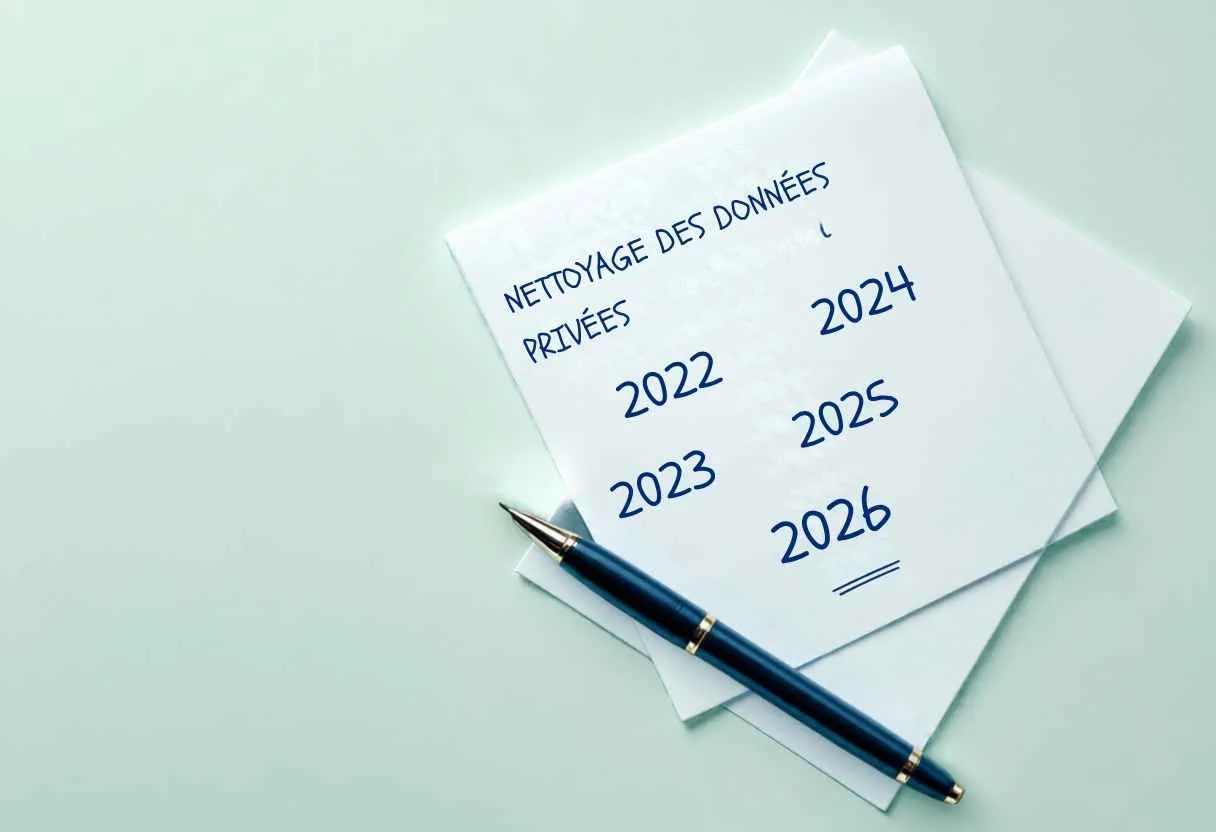 Notes adhésives listant les données sensibles à traiter