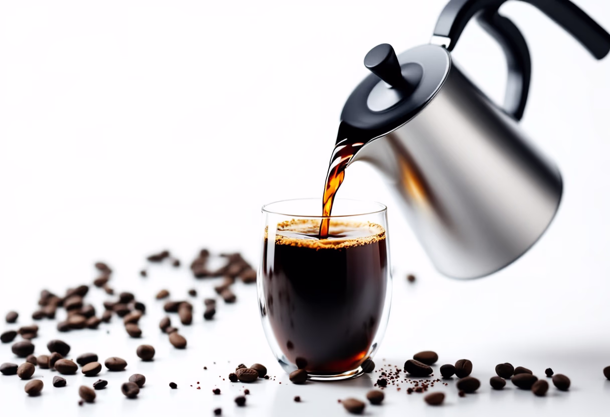 image of coffee being poured