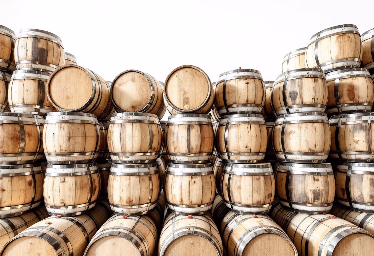 image of barrel aging process