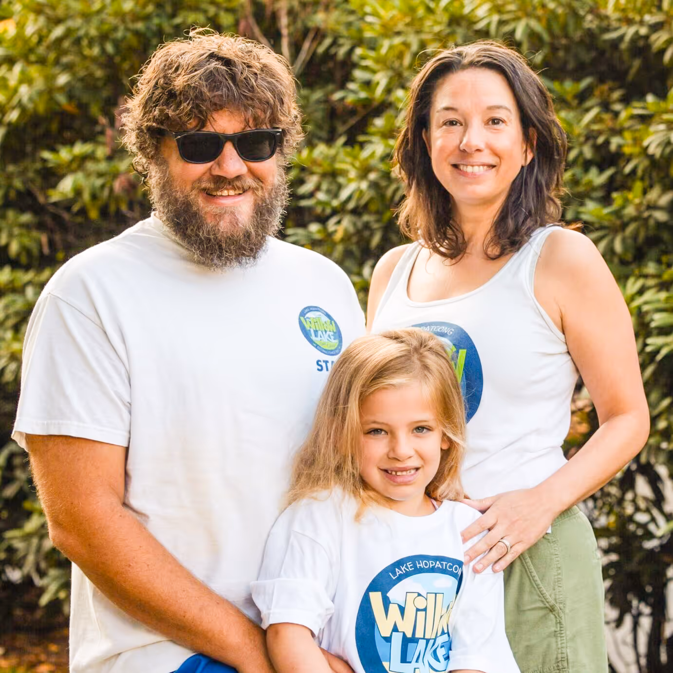 Kim Crump with her family.