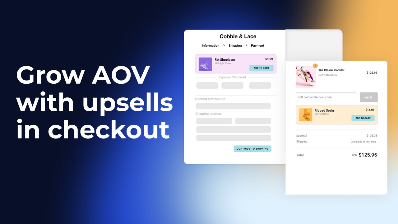 upsellplus shopify checkout extensions