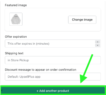 shopify post purchase offer