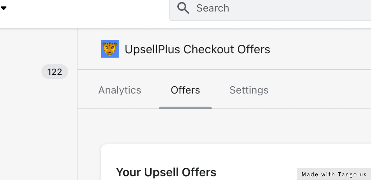 Click on the Offers tab