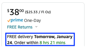 amazon urgency