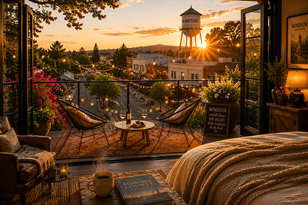 Windsor hotels and rental properties in Russian River Valley wine country